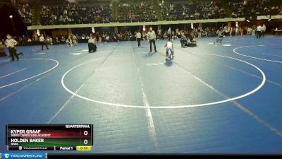 84 lbs Quarterfinal - Kyper Graaf, Sebolt Wrestling Academy vs Holden Baker, Iowa