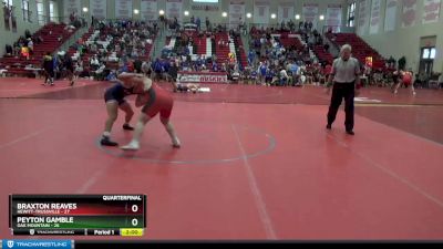 215 lbs Quarters & Wb (16 Team) - Braxton Reaves, Hewitt-Trussville vs PEYTON GAMBLE, Oak Mountain