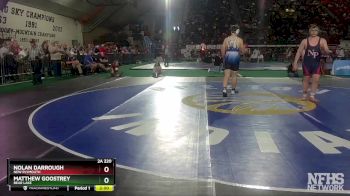 2A 220 lbs Quarterfinal - Nolan Darrough, New Plymouth vs Matthew Goostrey, Bear Lake