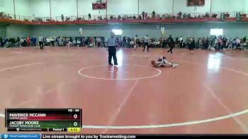 90 lbs Cons. Round 1 - Maverick McCann, Center Grove vs Jacoby Moore, Hobart Wrestling Club