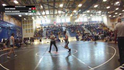 144 lbs Quarterfinals (8 Team) - Sage Drake, Jensen Beach vs Darion Shannon, Somerset