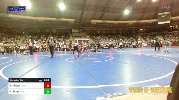 67 lbs Round Of 64 - Roc Rhees, Greater Heights Wrestling vs Kyson Sides, WTC