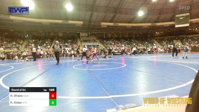 67 lbs Round Of 64 - Roc Rhees, Greater Heights Wrestling vs Kyson Sides, WTC