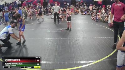 67/72 Semifinal - Josiah Kornaros, Cane Bay Cobras vs Owen Osborne, C2X