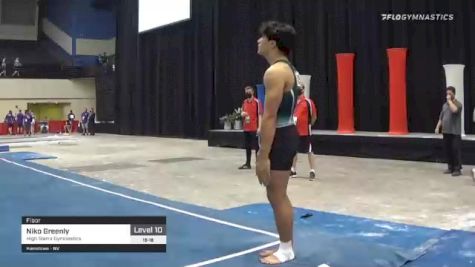 Niko Greenly - Floor, High Sierra Gymnastics - 2021 USA Gymnastics Development Program National Championships