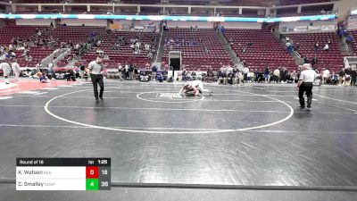 215 lbs Round Of 16 - Kyle Watson, Bald Eagle Area vs Connor Smalley, Notre Dame - GP