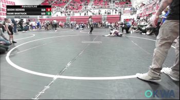 40 lbs Semifinal - Bodhi Berens, Blanchard Wrestling Club vs Hank Shattuck, Harrah Little League Wrestling