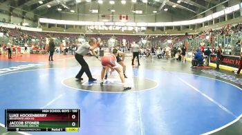 190 lbs Cons. Semi - Luke Hockenberry, Bellefonte Area Hs vs Jaccob Stoner, Chambersburg Area Hs