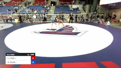 125 lbs Cons 16 #1 - Jill High, KS vs Kinnley Smith, IL