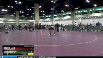 132 lbs Semis & Wb (16 Team) - Mathias Olson, Montana Senior vs Cooper Lane, Montana Huntly