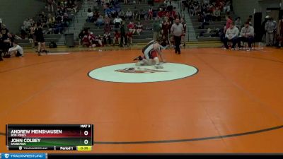 147 lbs Consolation Bracket - Andrew Meinshausen, Bob Jones vs John Colbey, Sparkman