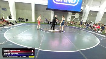 165 lbs Round 3 (8 Team) - Zander Ferguson, Nebraska vs Carter Nekvapil, Texas Gold