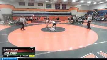 174 lbs Quarterfinal - Jared Stricker, Wisconsin-Eau Claire vs Caiden Rodgers, John Carroll University