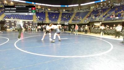 192 lbs 5th Place - Lukas Conte, Lake Lehman vs Luke O'Korn, Peters Township