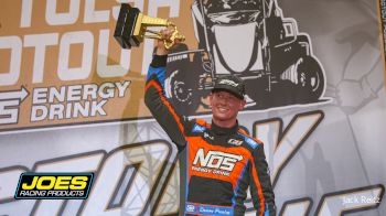 Daison Pursley Reacts After Finally Getting His Golden Driller At The Tulsa Shootout