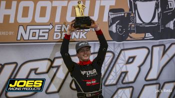 Jett Yantis Reacts After Winning A-Class Golden Driller At 2026 Tulsa Shootout