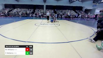 81 lbs Rr Rnd 4 - Mia Williams, Orchard South WC vs Patrick McGorty, Shore Thing WC