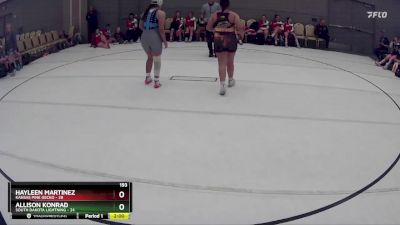 193 lbs Round 1 (8 Team) - Hayleen Martinez, Kansas Pink Gecko vs ALLISON KONRAD, South Dakota Lightning