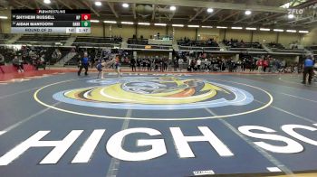 126 lbs Round Of 32 - Shyheim Russell, North Providence vs Aidan Mantooth, Barrington
