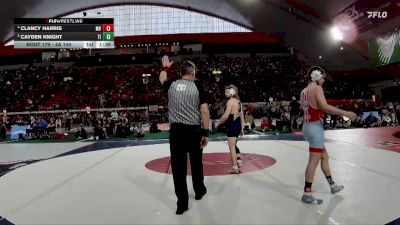 4A 144 lbs Quarterfinal - Cayden Knight, Timberlake vs Clancy Harris, Marsh Valley