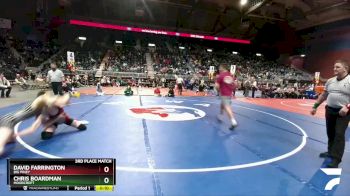 2A-152 lbs 3rd Place Match - Chris Boardman, Moorcroft vs David Farrington, Big Piney