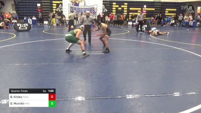 120 lbs Quarterfinal - Brendan Kinley, Rogue Raiders vs Griffin Murcko, Pine Richland