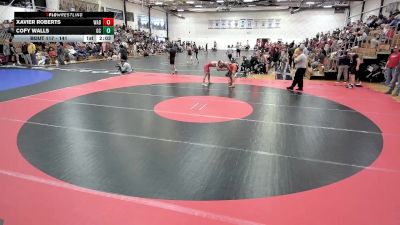 141 lbs Champ. Round 2 - Xavier Roberts, Wabash vs Cofy Walls, Georgetown (KY)