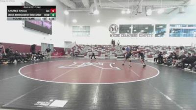 174 lbs Round 3 (6 Team) - Andres Ayala, Santa Ana College vs Jacob Montgomery-Eiselstein, Mt. SAC (Maroon)