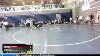 126/132 Round 3 - Bernier Michael, Unaffiliated vs Zoe Ortiz, Bonneville Wrestling Club