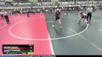 144 lbs 3rd Place Match - Kashtyn Schneider, Wisconsin vs Zachary Knaack, Valley Elite Wrestling Club