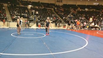 134 lbs 1st Place Match - Zaelee Stein, Great Bend Middle School vs Megan Cure, Goodland JH Wrestling School