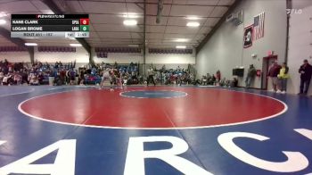 157 lbs Semifinal - Logan Brome, Laramie vs Kane Clark, Spearfish