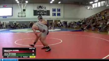 165 lbs Cons. Round 2 - Nick Fetzner, Wisconsin-LaCrosse vs Braxton Doebel, Wartburg
