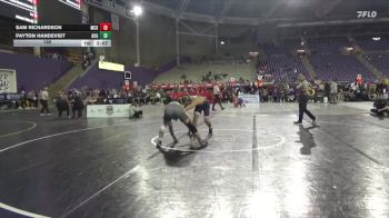 165 lbs 2nd Wrestleback (16 Team) - Sam Richardson, McKendree vs Payton Handevidt, Augustana (SD)