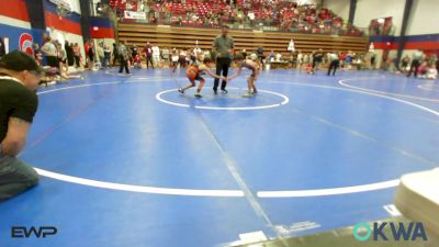 67 lbs Consi Of 4 - Eli Remington, Skiatook Youth Wrestling vs Able Ridge, Sperry Wrestling Club