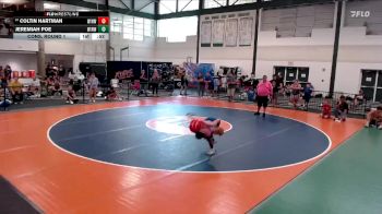100-110 lbs Cons. Round 1 - Coltin Hartman, Unattached vs Jeremiah Poe, NoCo