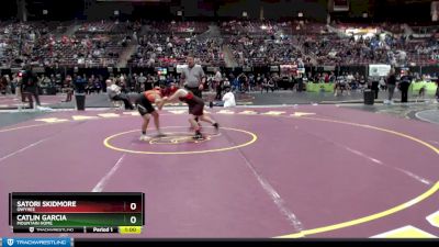 120 lbs Cons. Round 2 - Satori Skidmore, Owyhee vs Catlin Garcia, Mountain Home