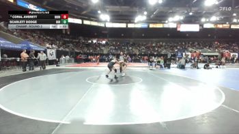 135 lbs Champ. Round 2 - Coral Averett, Burns vs Scarlett Dodge, Borah