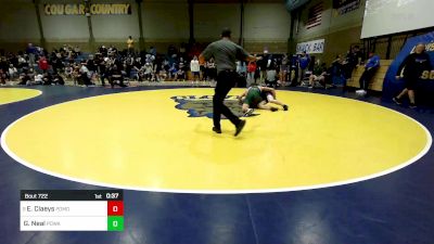 178 lbs Consi Of 8 #1 - Emerson Claeys, Pomona (CO) vs Gunnar Neal, Poway