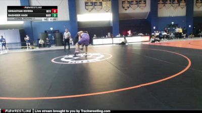 285 lbs Cons. Round 3 - Basheer Hadi, Marymount vs Sebastian Rivera, Noke Wrestling RTC