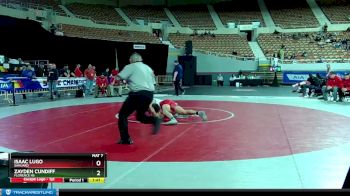 D3-150 lbs Champ. Round 1 - Isaac Lugo, Sahuaro vs Zayden Cundiff, Florence Hs