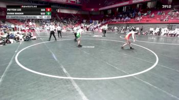 150 lbs D1 - Quarter-finals (fri 5:30 P.m.) - Peyton Lee, Kaukauna vs Evinn Binder, West Allis Nathan Hale