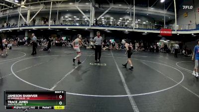 88 lbs Round 2 (8 Team) - Jameson Shawver, U2 Uprising Blue vs Trace James, AACO Allstars