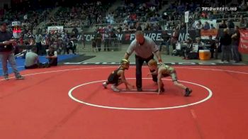 49 lbs Quarterfinal - Levi Stanley, Titletown vs Carter Mason, Team Porcelli
