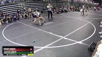 110 lbs Round 1 (6 Team) - Weston Green, Kansas Anacondas vs Wyatt Mason, Wyoming Twisters
