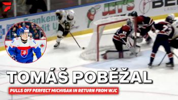 Tomáš Poběžal Pulls Off A Michigan In First Game Back From The World Juniors