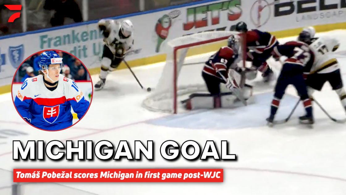 Tomáš Poběžal Pulls Off A Michigan In OHL Return from WJC