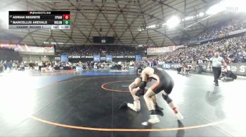 Boys 2A 157 lbs Champ. Round 1 - Adrian Negrete, Ephrata vs Marcellus Arevalo, Woodland