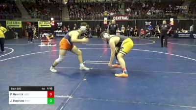 220 lbs Final - Philup Rearick, Leechburg vs James Hopkins, Whitehall