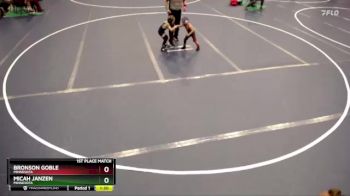 1st Place Match - Bronson Goble, Minnesota vs Micah Janzen, Minnesota